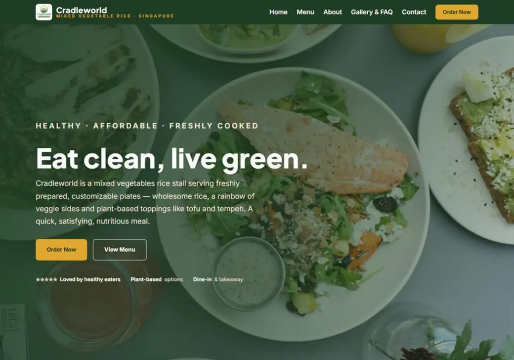 Online store built with Warely Ecom — Economy rice (Food)