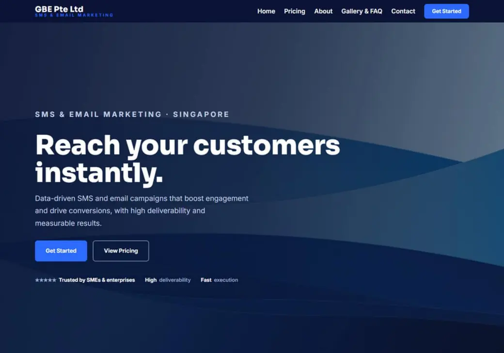 Online store built with Warely Ecom — Marketing agency (Service)