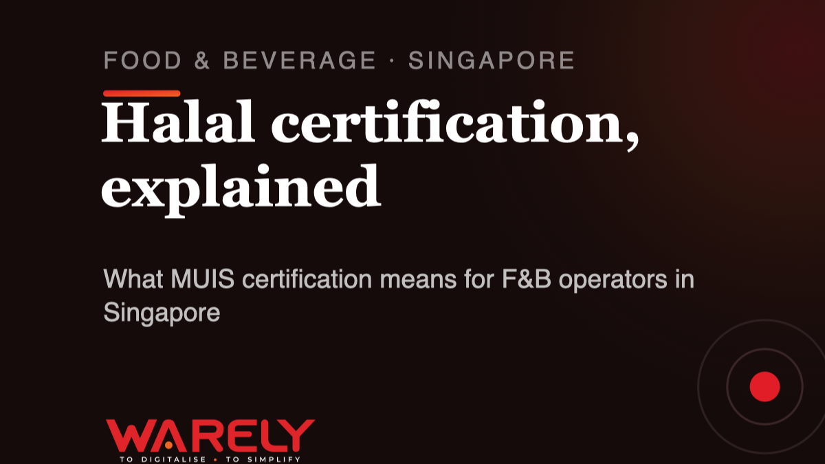 Halal Certification in Singapore: A Practical MUIS Guide for F&B Operators