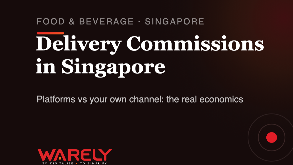 Food Delivery Commission in Singapore: Platforms vs Your Own Channel