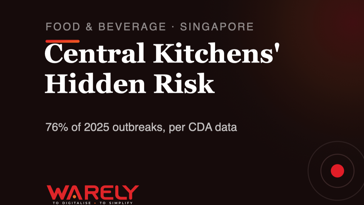 Central Kitchens Drove 76% of SG Food Poisoning Outbreaks in 2025