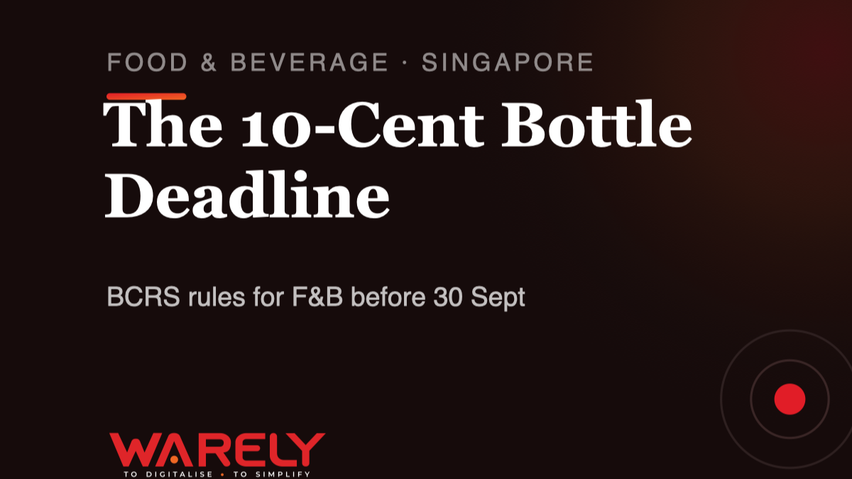Singapore’s Beverage Container Return Scheme: What F&B Operators Need to Know
