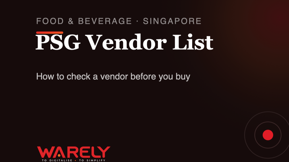 PSG Pre-Approved Vendor List: How to Check a Vendor