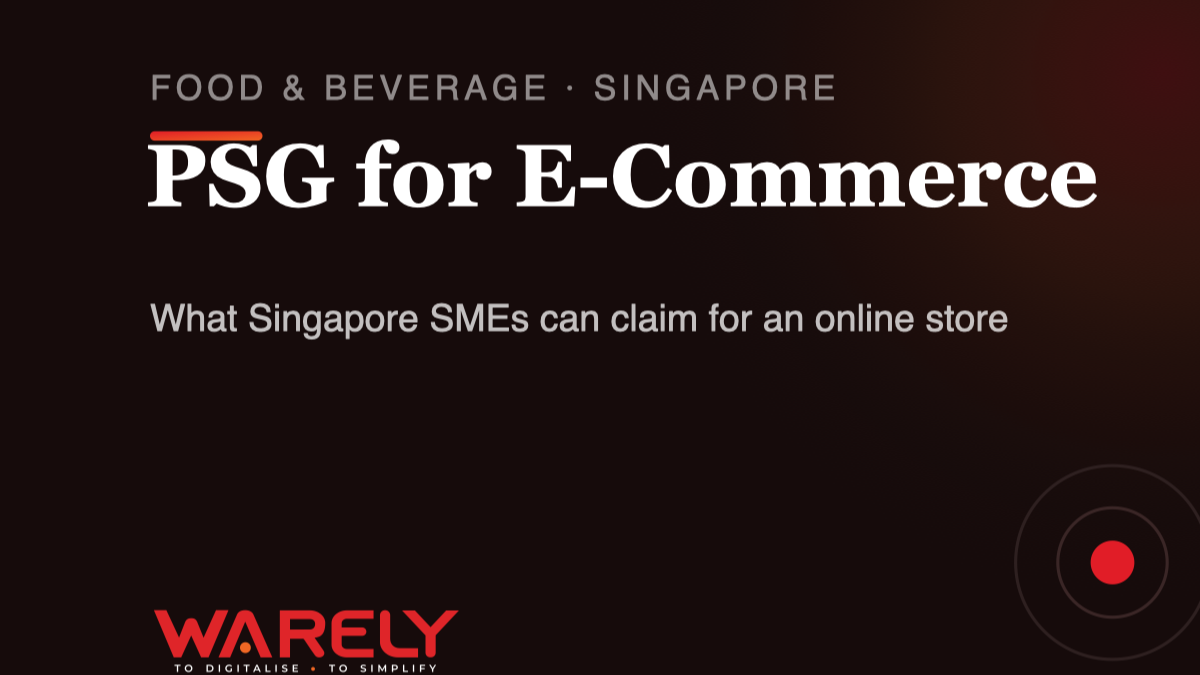 PSG Grant for E-Commerce: What SG SMEs Can Claim