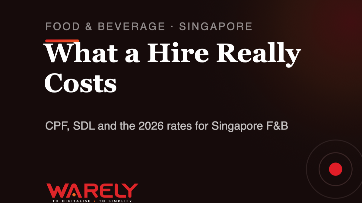 CPF for F&B Employers in Singapore: What Each Hire Actually Costs in 2026